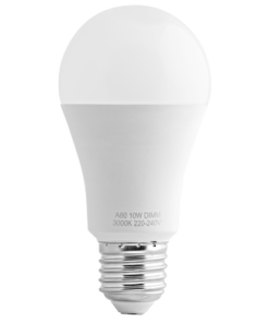 LED bulb, dimmable, 10W, E27, 4200K, 220-240V AC
