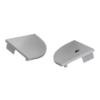 Set of end caps for aluminium profile APN208, 2pcs.
