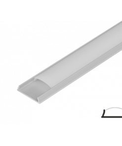 Aluminium bendable profile for LED flexible strip, 2m