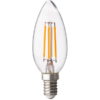 LED filament candle, dimmable, 4W, E14, 4200K, 220-240V AC