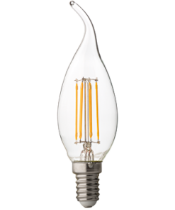 LED filament flame, dimmable, 4W, E14, 4200K, 220-240V AC
