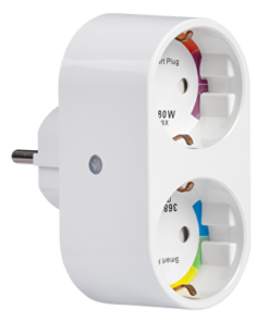 Wi-Fi Smart socket, double, 16A, 3500W, 220-240V AC
