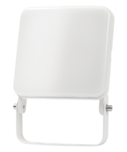 LED floodlight, low glare, white housing 20W, 4200K, 220V-240V AC, IP65