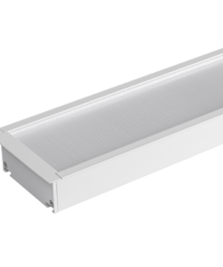 LED linear lighting fixture for building-in, white, 1.2m, 40W, 4200K, 220-240VAC, IP20