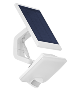 Solar LED floodlight with PIR sensor 11W, 5000K, IP54