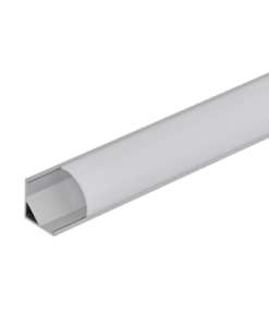 Aluminium profile for LED flexible strip, angular, 3m