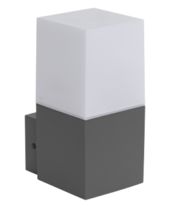 Outdoor wall lighting fixture, Е27, IP65, graphite