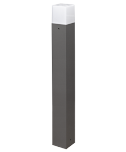 Garden lighting fixture, 60 cm, Е27, IP65, graphite