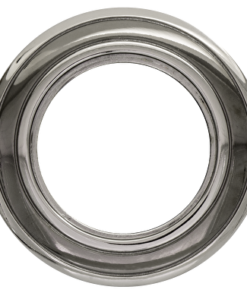 Ceiling downlight frame, round, GU10, fixed, graphite/nickel, aluminium, IP20