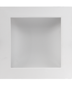 Indirect LED downlight square 12W, 4200K, 220-240V AC