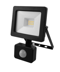 LED SLIM floodlight with PIR sensor 20W, 4000K, 220-240V AC, IP44