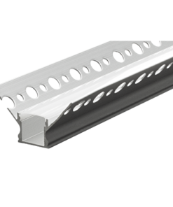 Aluminium profile for gypsum board, for interior angle, 13mm, 3m