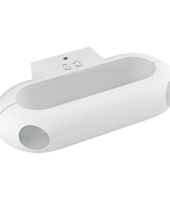 LED Lamp for wall mounting with PIR sensor, white, 18W, 4000K, 220-240V AC, IP65