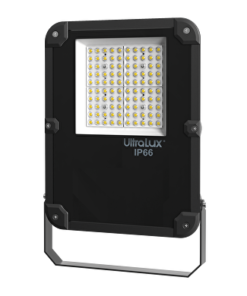 Professional LED floodlight 50W, 5000K, 100V-277V AC, 90°, IP66