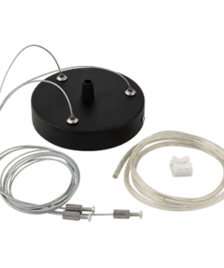 Suspension kit with 3 ropes 100 cm, black