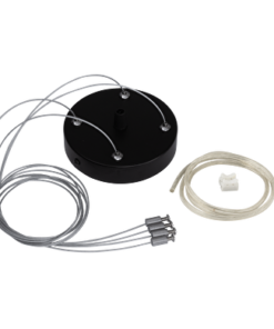 Suspension kit with 4 ropes 100 cm, black