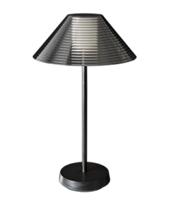 LED dimmable rechargeable desk lamp 1.5W, 3000K, IP44, black