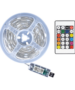 LED USB ambient light 1W/m, RGB, 5V DC, SMD3939, 10m, 10 LEDs/m, IP65