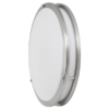 Decorative LED ceiling lamp 12W, 4200K, 220-240V AC, satin nickel, round, IP20