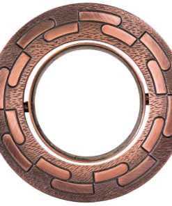 Decorative ceiling downlight frame, round, satin copper, moveable, IP20