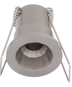 Ceiling downlight, fixed, satin nickel, G4, IP20