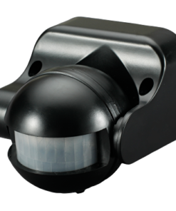 Motion sensor for surface mounting, black