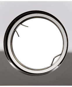 Ceiling downlight frame, square, grey crystal, fixed, IP20