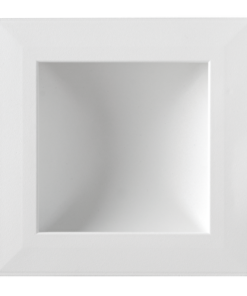 Indirect LED downlight square 12W, 2700K, 220-240V AC