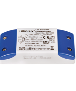 Non-dimmable driver for LED lighting 6W/300 mA DC