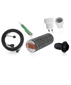 Connectors lamp sockets cables