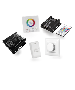 Controllers amplifiers RF and WiFi systems for LED lighting