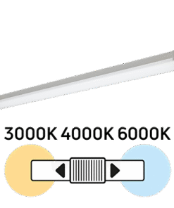 LED linear lighting fixture CCT, 1.50m, 44W, 220V-240V AC, IP20