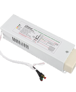 Emergency power inverter with built-in LiFePO4, 12.8V, 4000 mAh battery for LED lighting