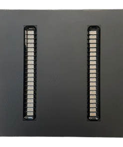 LED panel for surface mounting 600х600, UGR<19, 40W, 4000K, 130 lm/W, 90°, 220V-240V AC, black, IP20