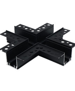 Cross connector for deep rail for building-in