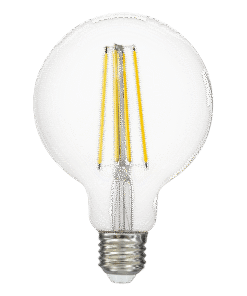 LED filament globe, G95, 12W, E27, 4000K, 230V AC