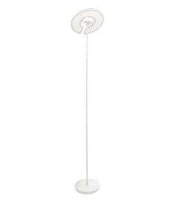 LED floor lamp CCT+RGB with remote control, dimmable, white, 40W+8W, IP20