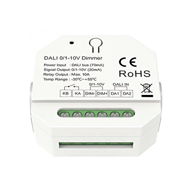 DALI TO 0/1-10V DC MODULE, 230 V AC