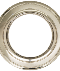 Ceiling downlight frame, round, satin nickel/nickel, fixed, IP20