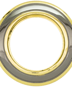 Ceiling downlight frame, round, graphite-gold, fixed, IP20