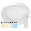 LED dimmable CCT ceiling lamp with remote control, max. 72W, 3000K-6500К