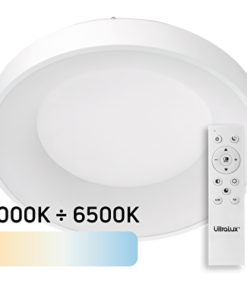 LED dimmable CCT ceiling lamp with remote control, max. 72W, 3000K-6500К