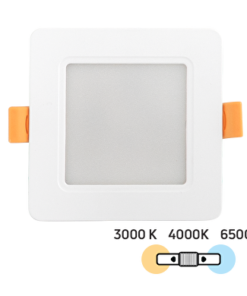 LED panel for building-in, square 5W, 3000K/4000K/6500K, 220-240V AC, IP54